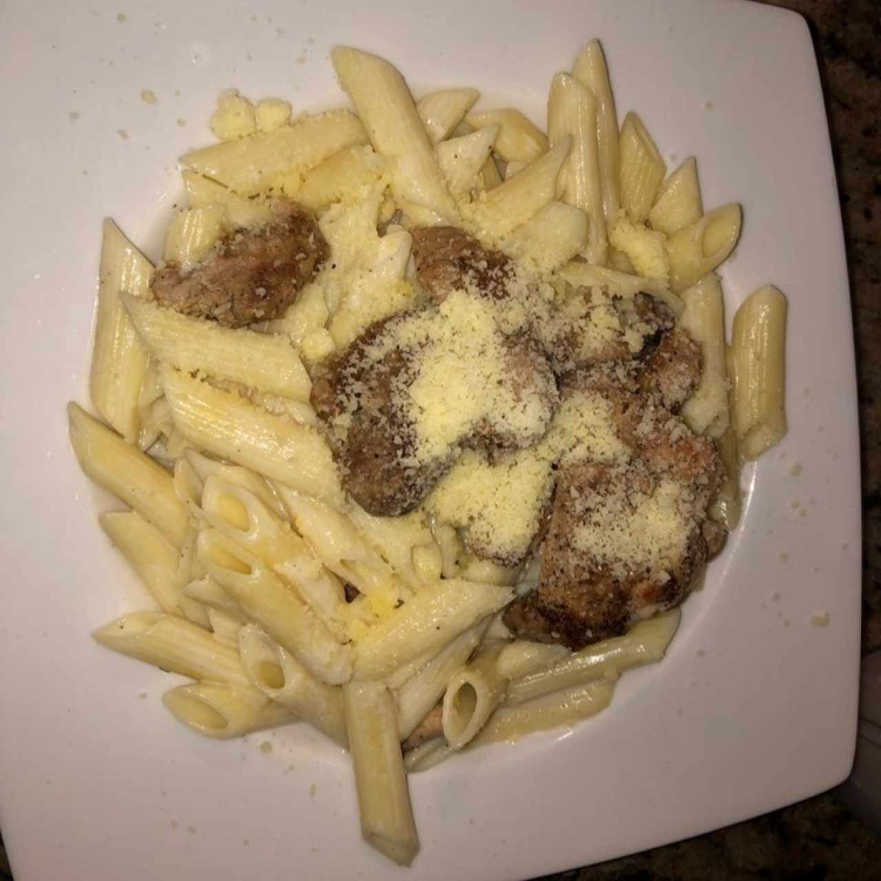 Pasta con carne