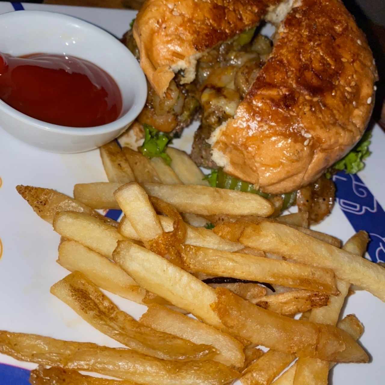 Hamburguesa Mar y Tierra