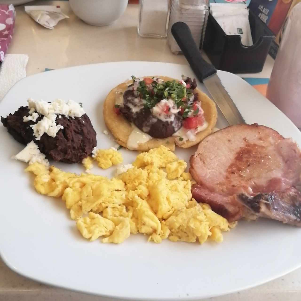 desayuno de la finca