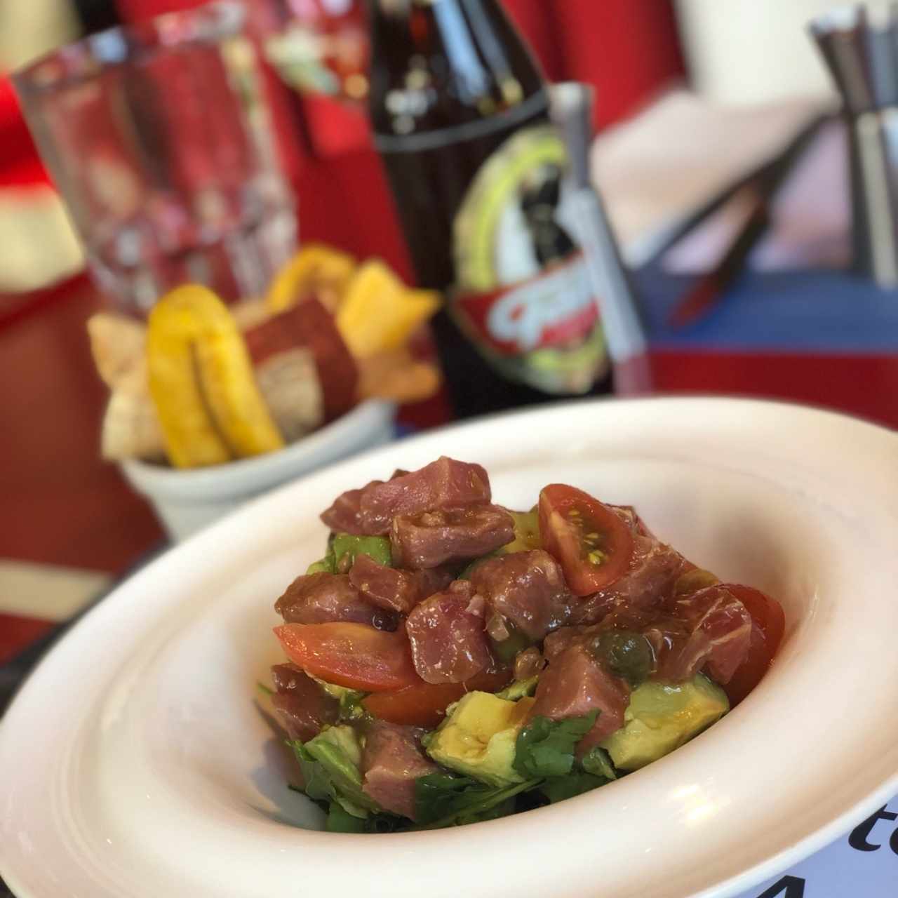 spice tuna tartare 