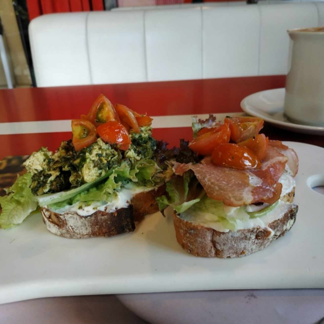 Toast + chocolate