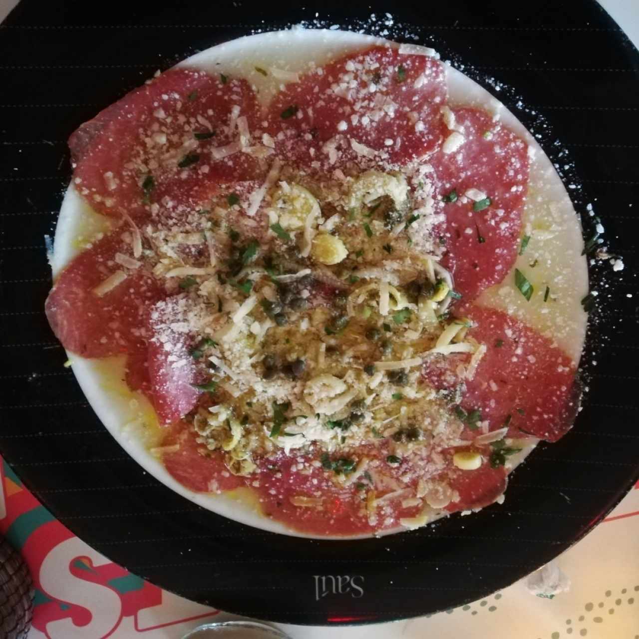 ENTRADAS - Carpaccio de Bresaola