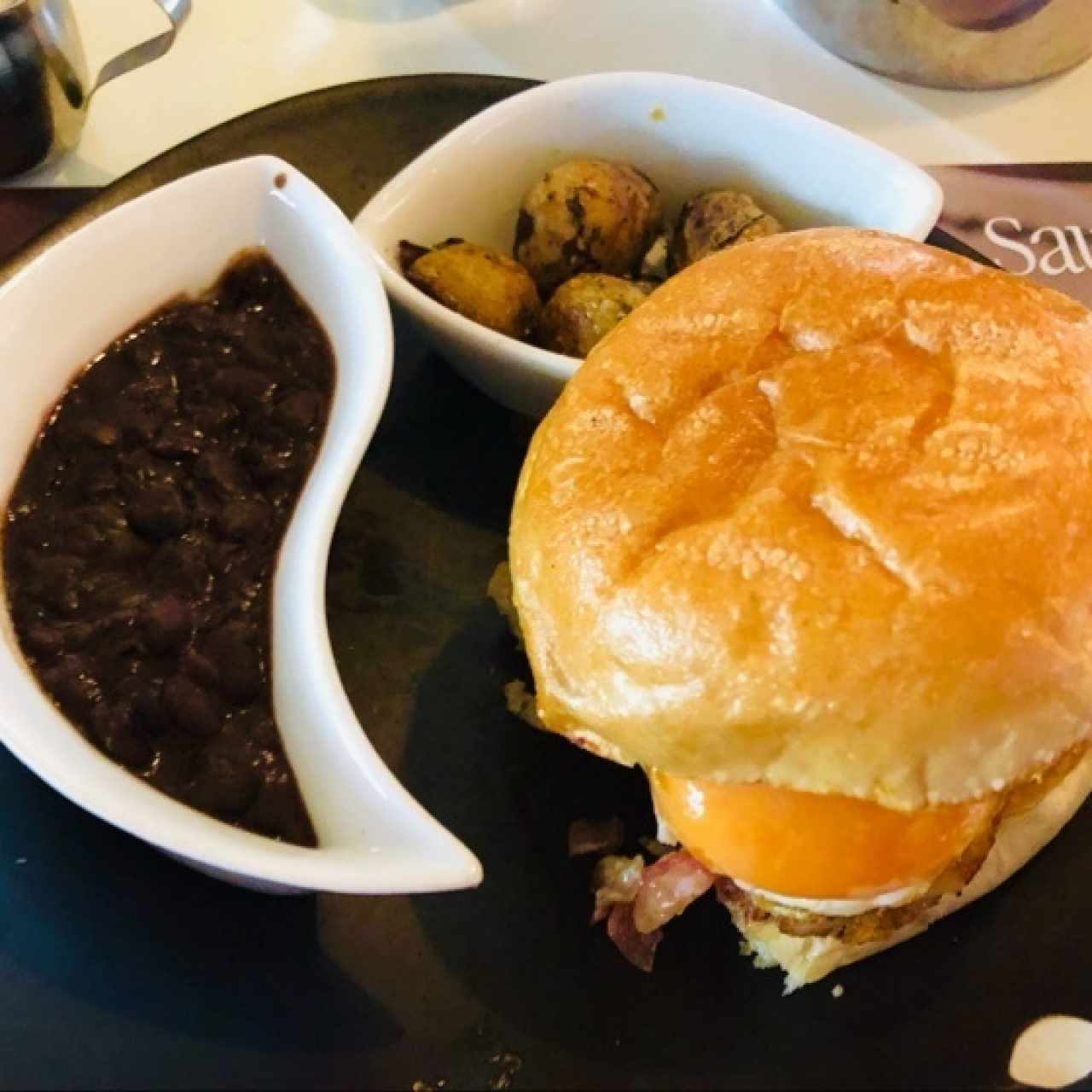 hamburguesa de hash brown