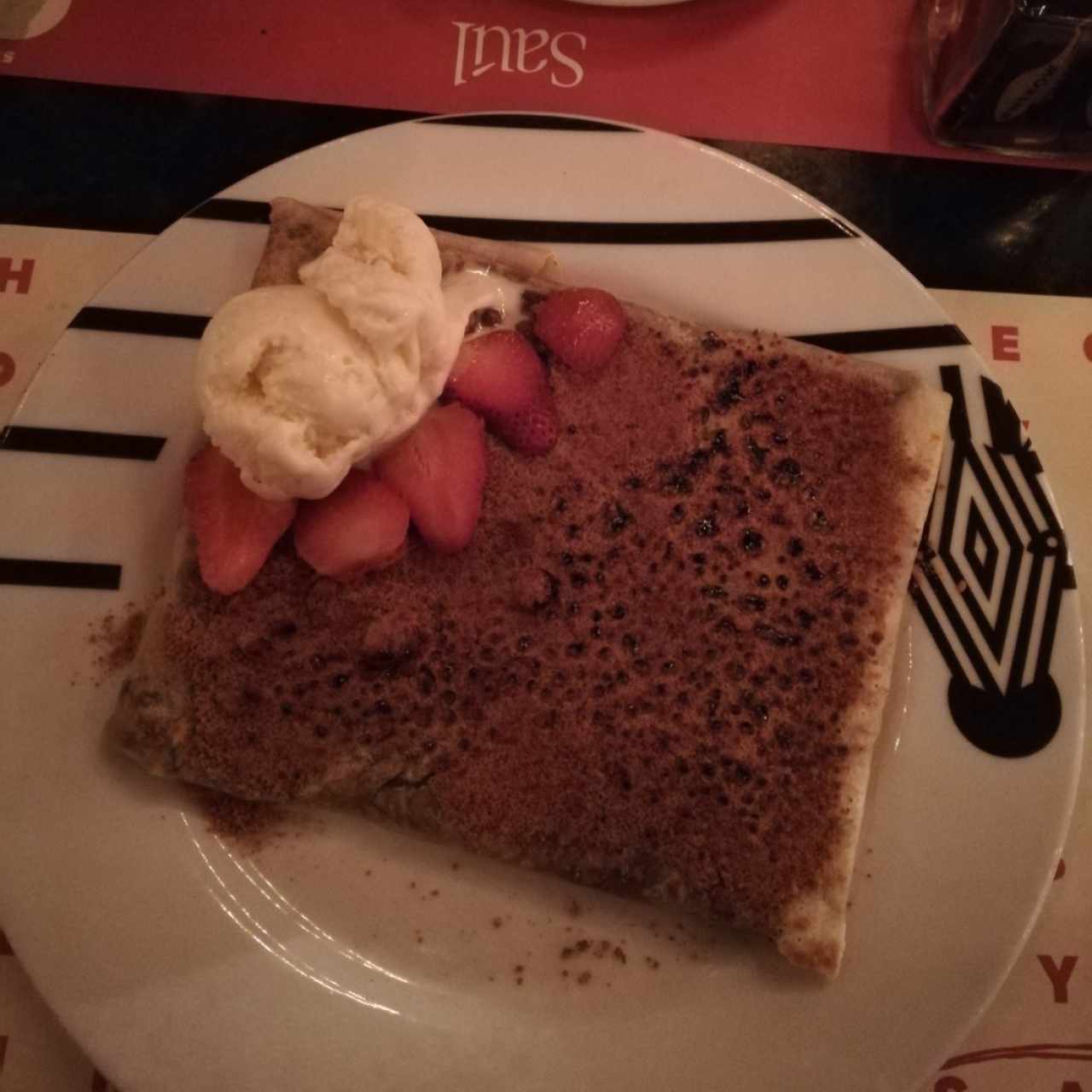Nutella flambee