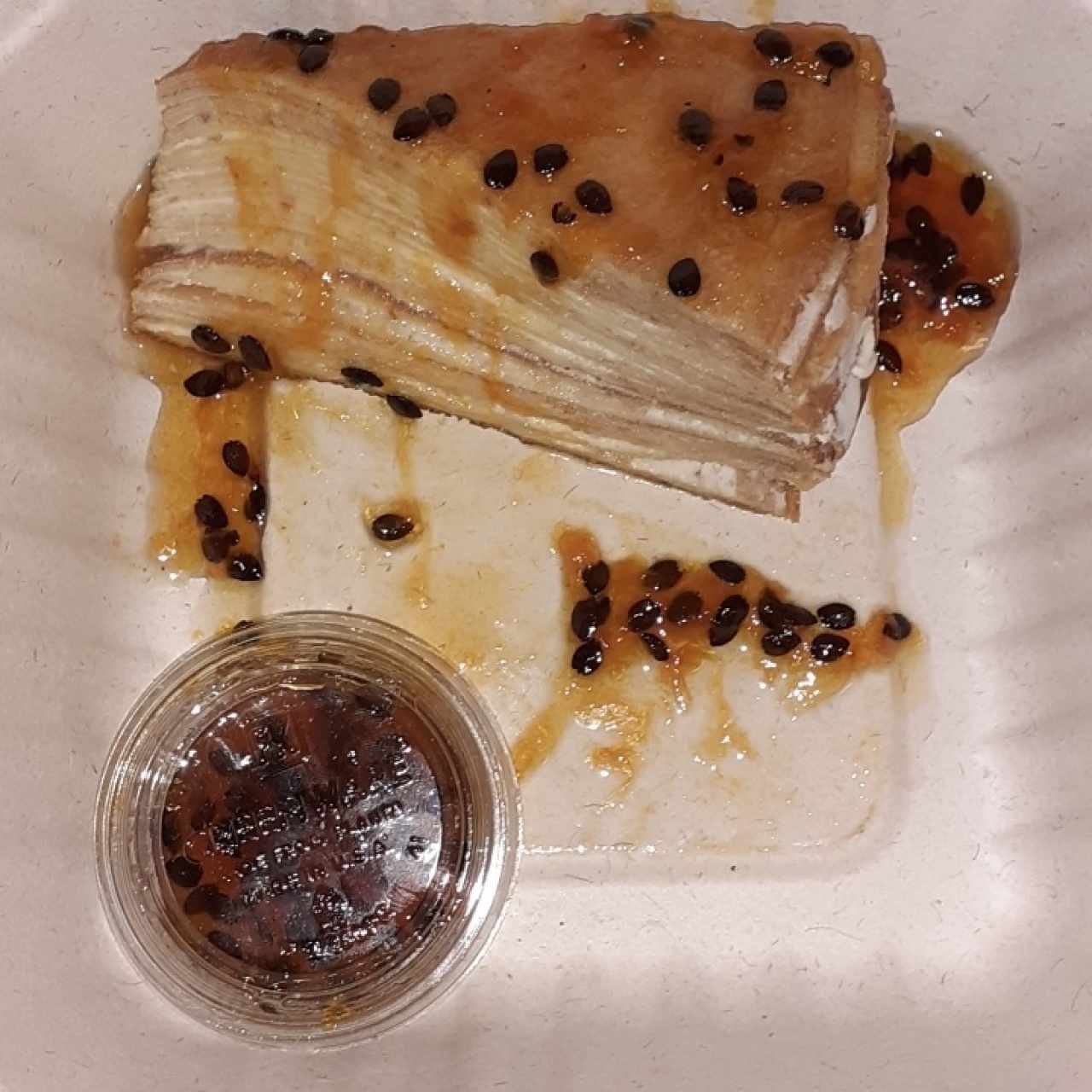 Crepa mil capas de maracuya.