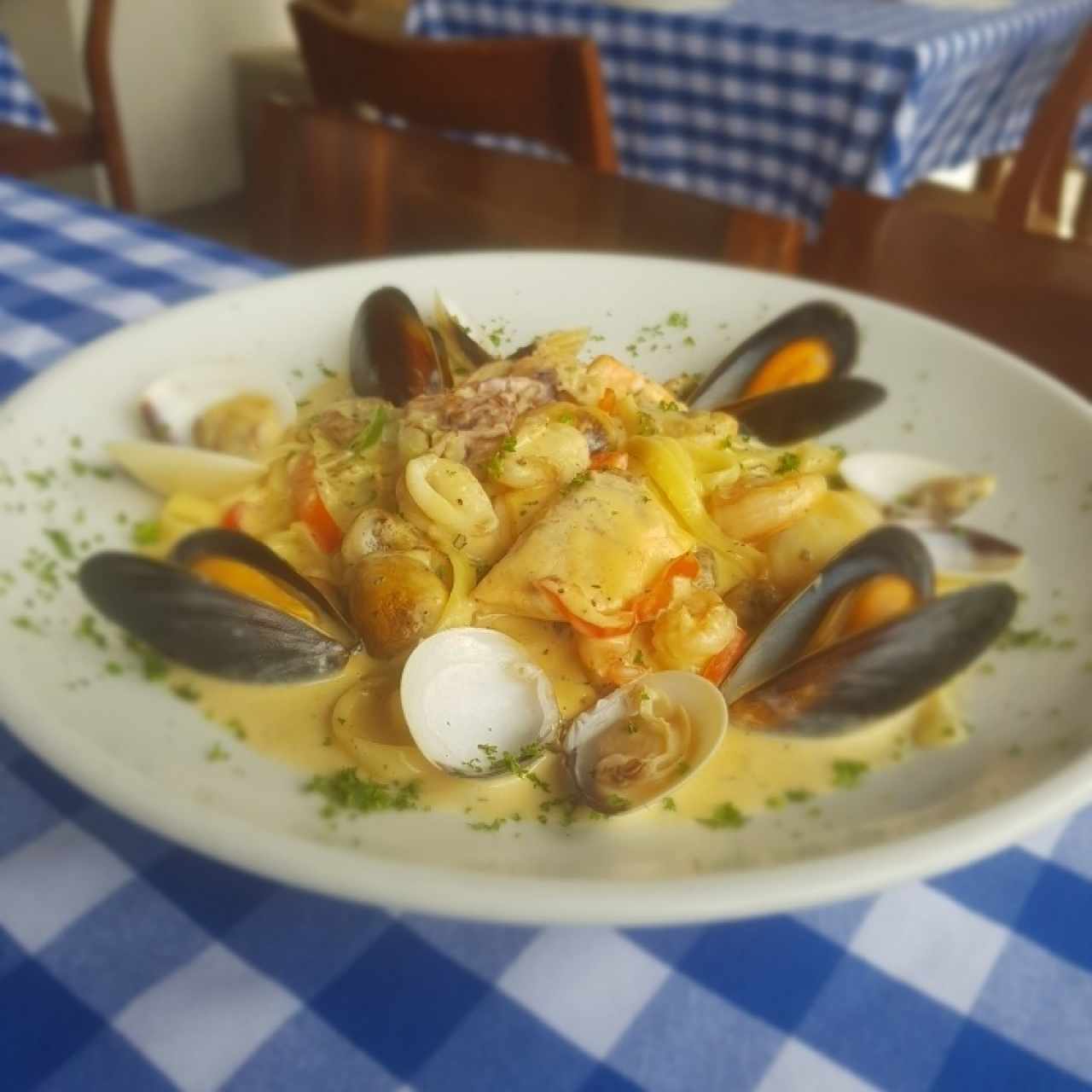 FETTUCCINE AI FRUTTI DI MARE