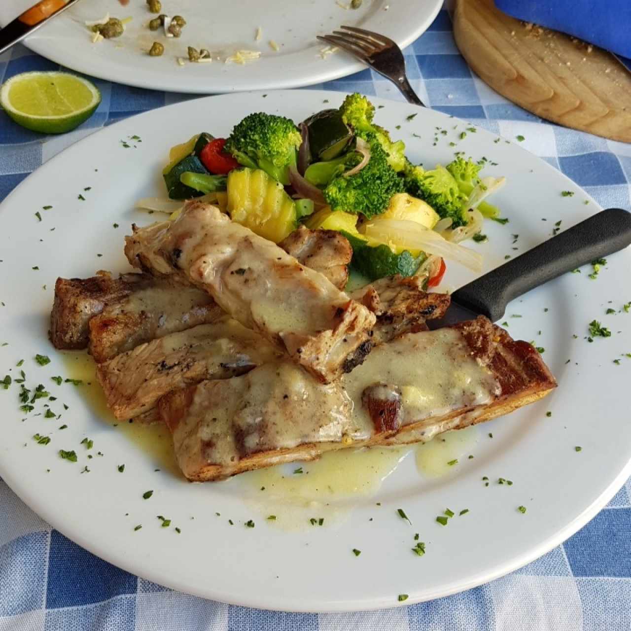 costilla de cerdo al vino 