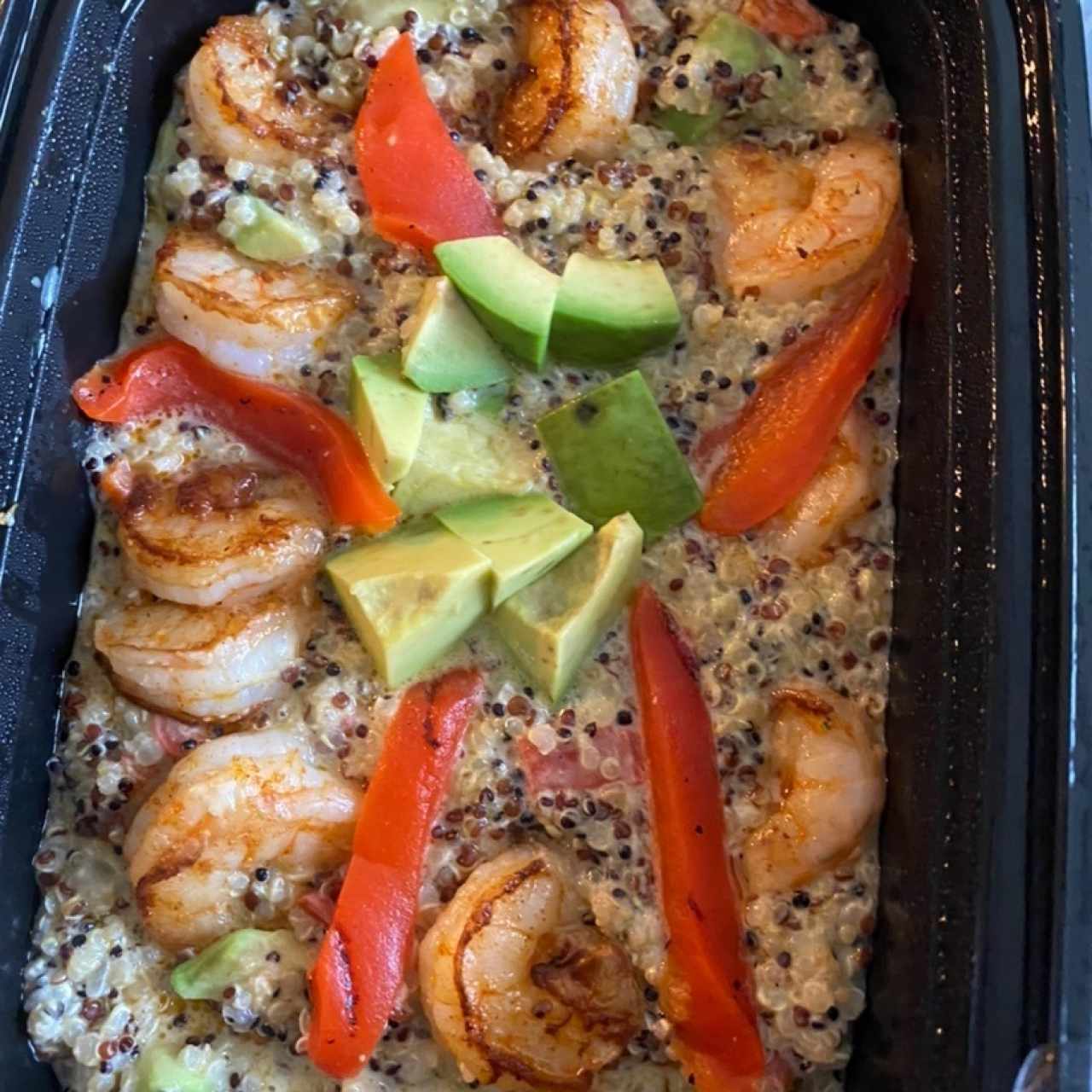 quinoa avocado e gambore