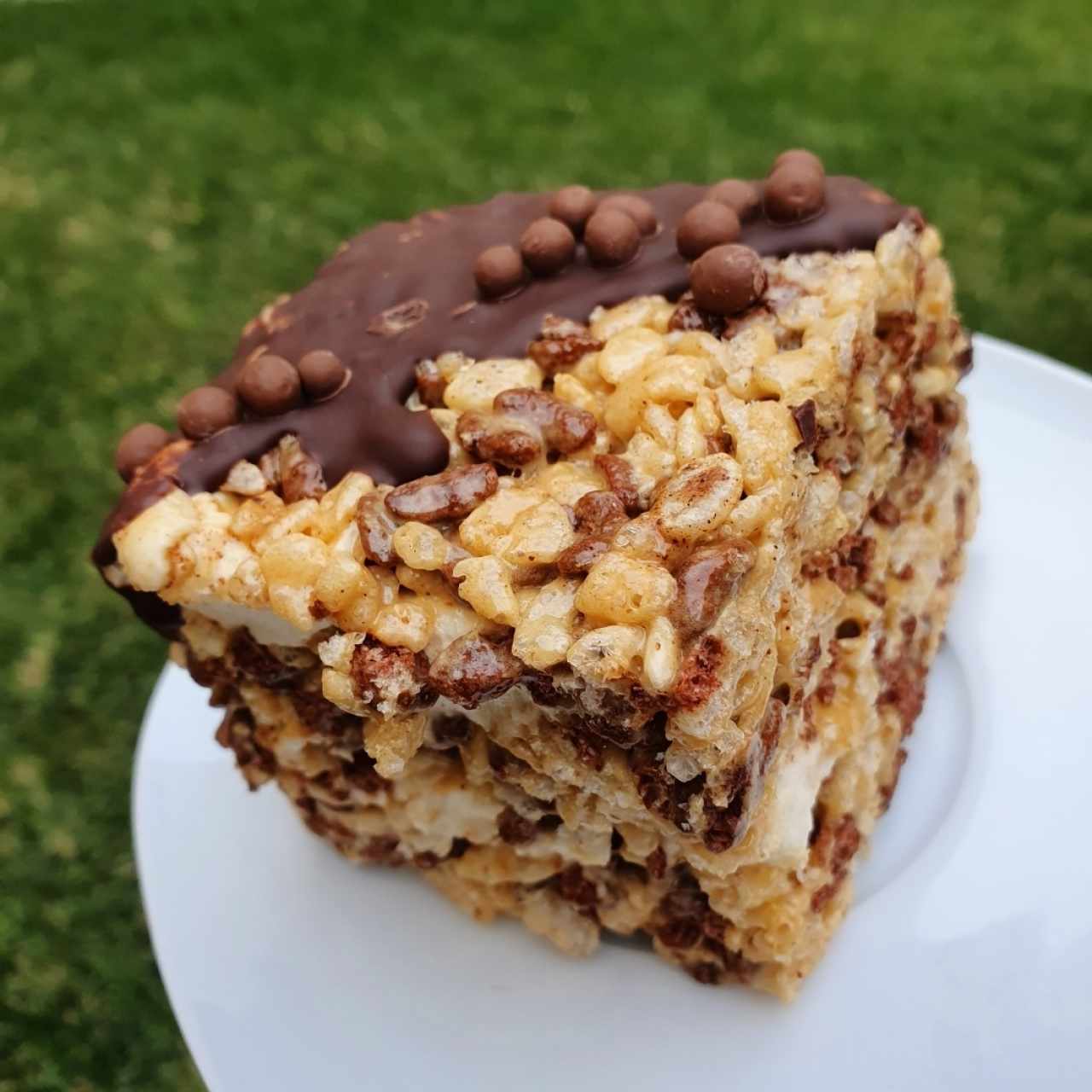 Pumpkin spice Rice Krispies Treat