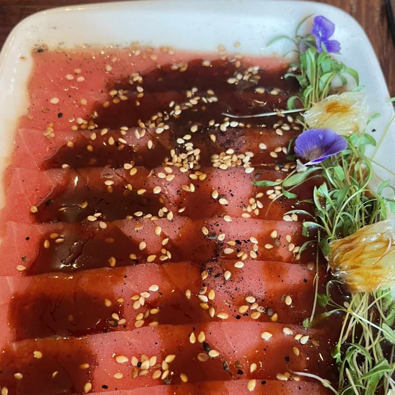 CARPACCIO DE LOMITO, SALMÓN O MIXTO