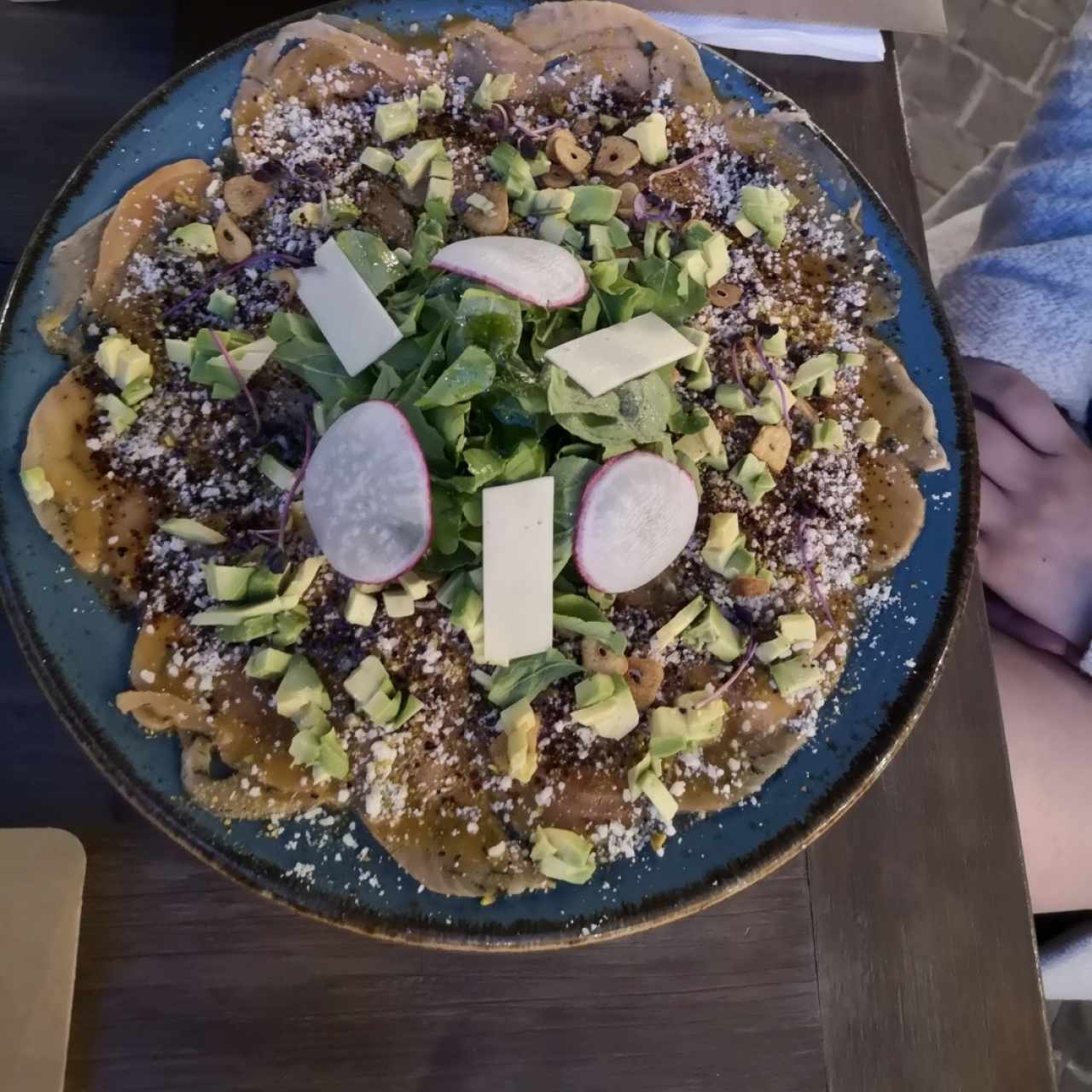 CARPACCIO DE LOMITO, SALMÓN O MIXTO