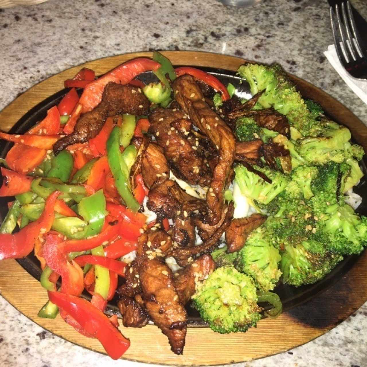 Asian Pork Fajitas