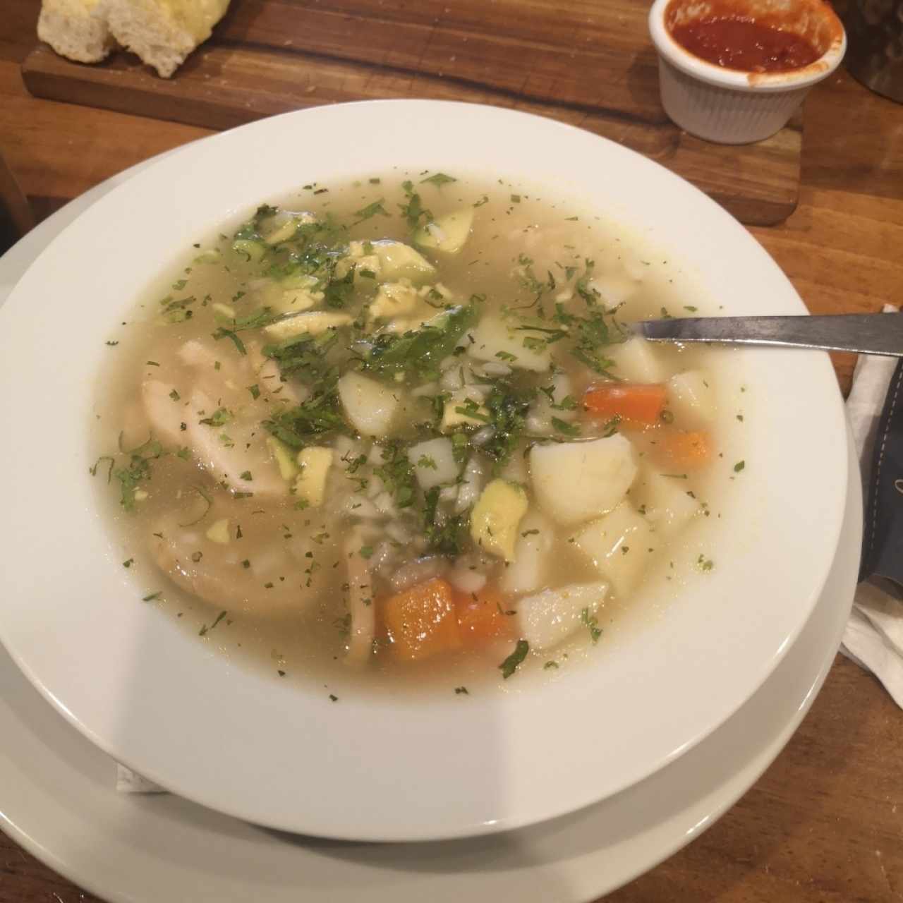 Almuerzos - Caldo de Pollo