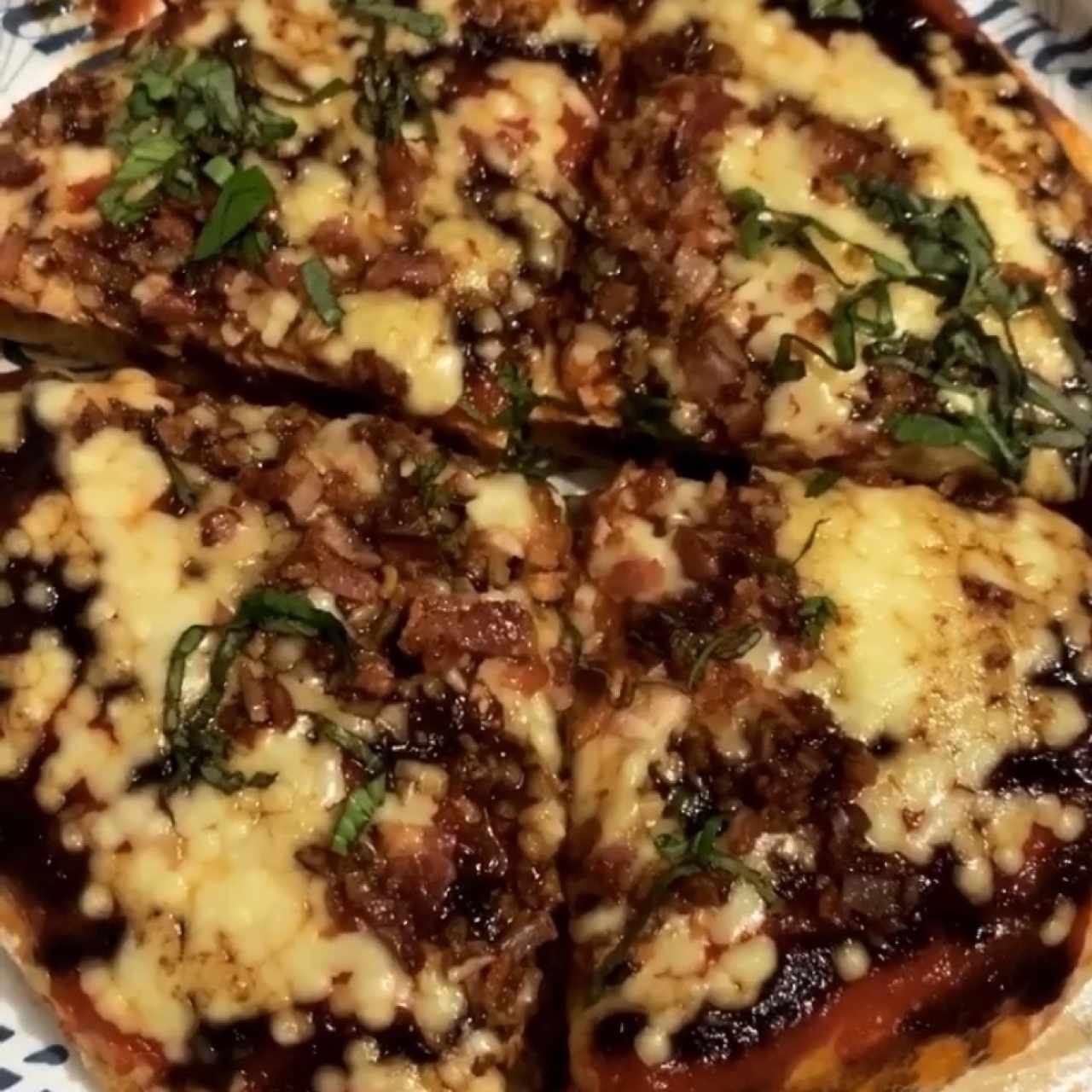 Pizzas Rusticas - Balsámica con Tocino