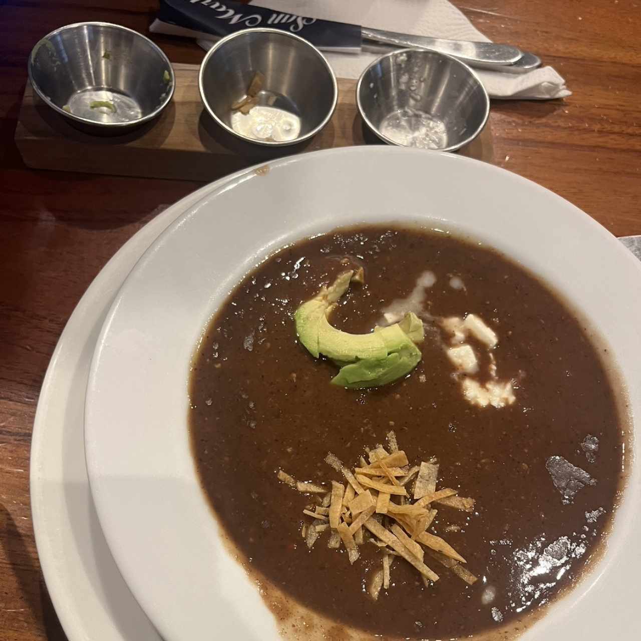 Sopa de frijoles 