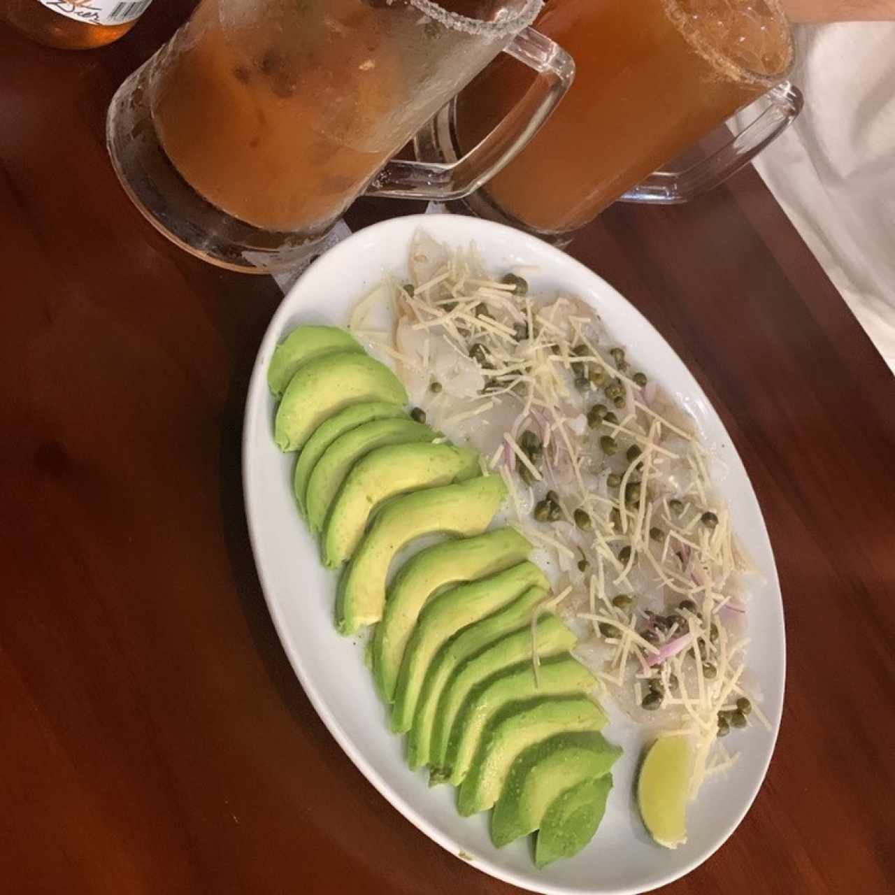 Carpaccio Mixto de Lomito y Aguacate