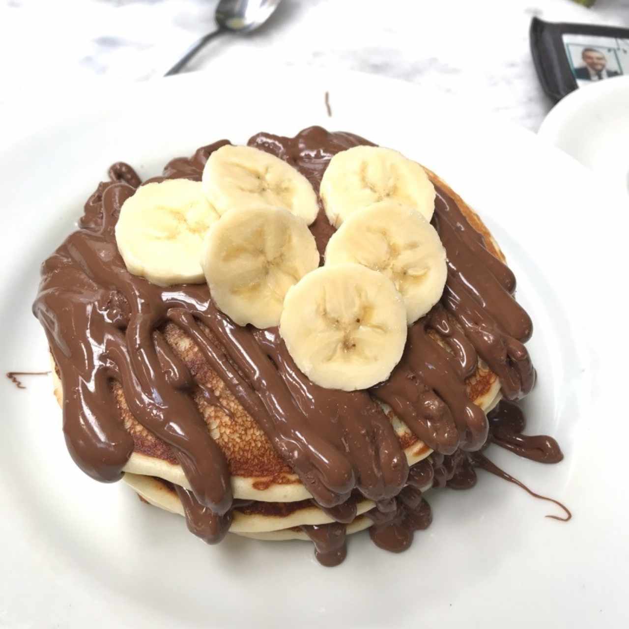 Pancake con Nutella y Banano