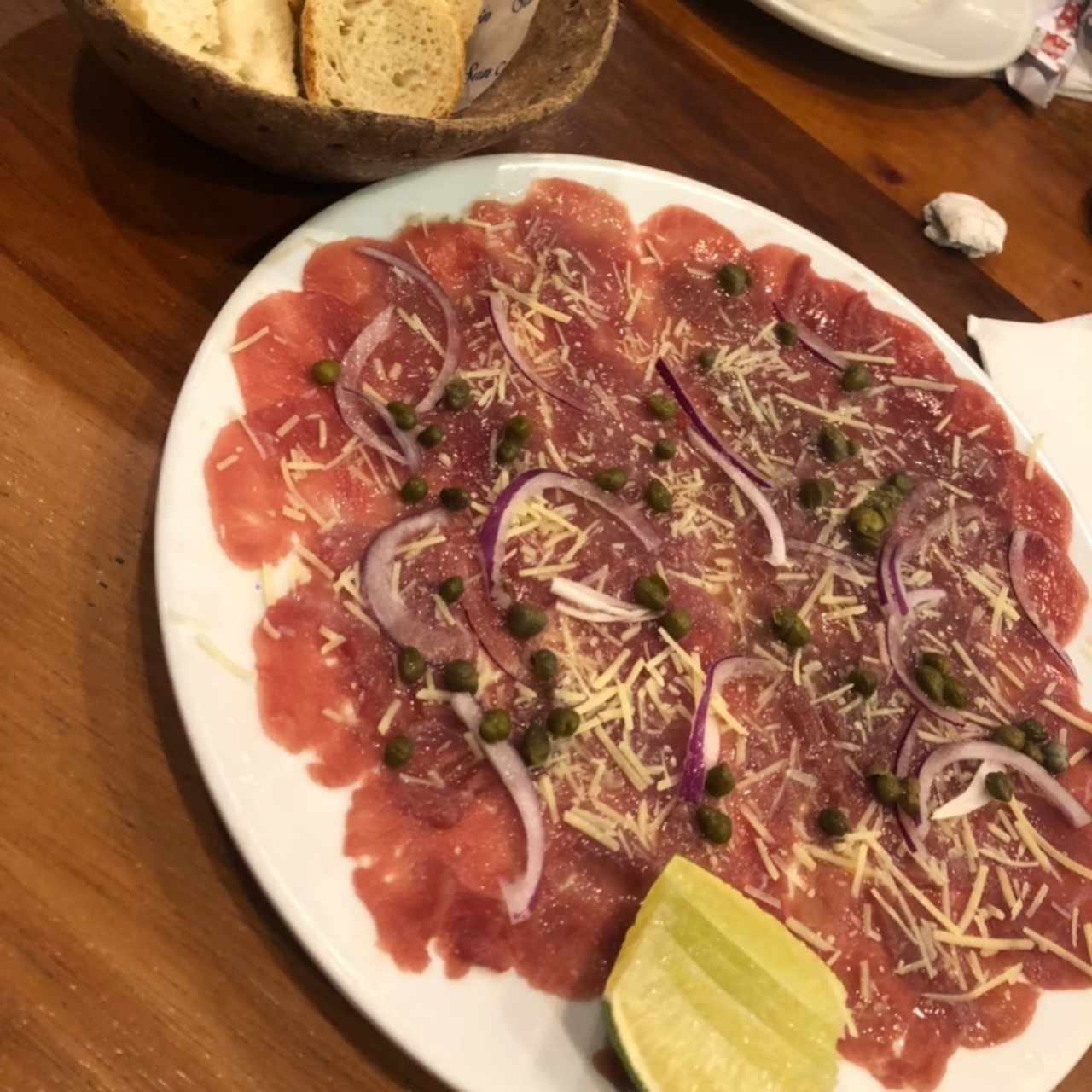 Carpaccios - Carpaccio de Lomito