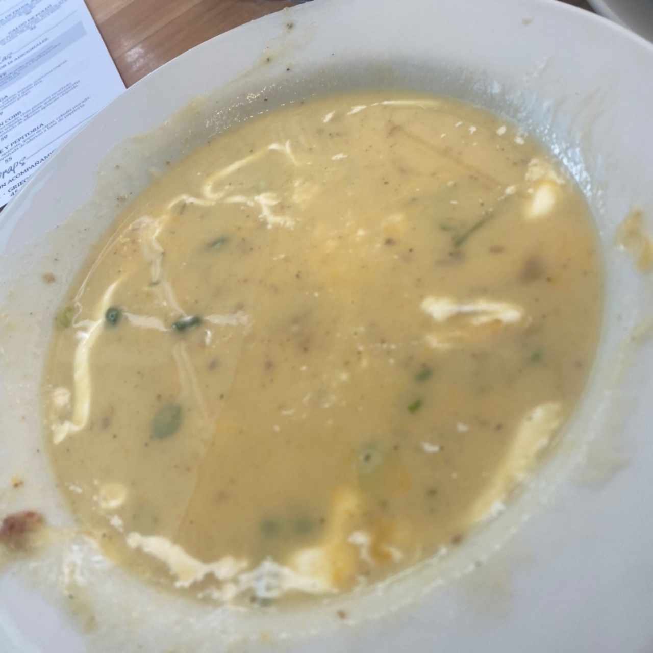 Crema de Papa al Horno