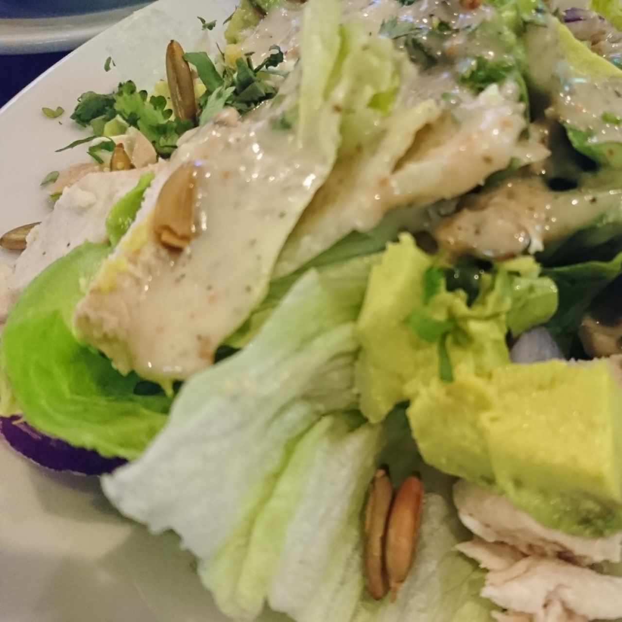 Ensaladas - Aguacate y Pepitoria