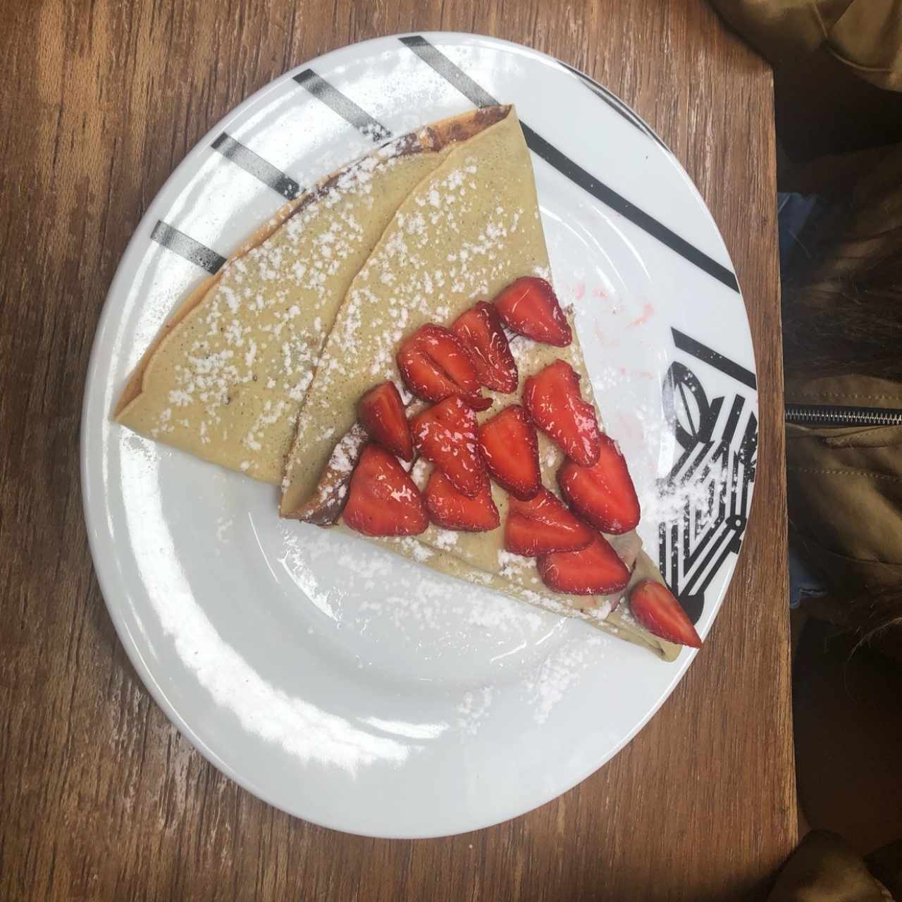 crepa de fresas con nutela