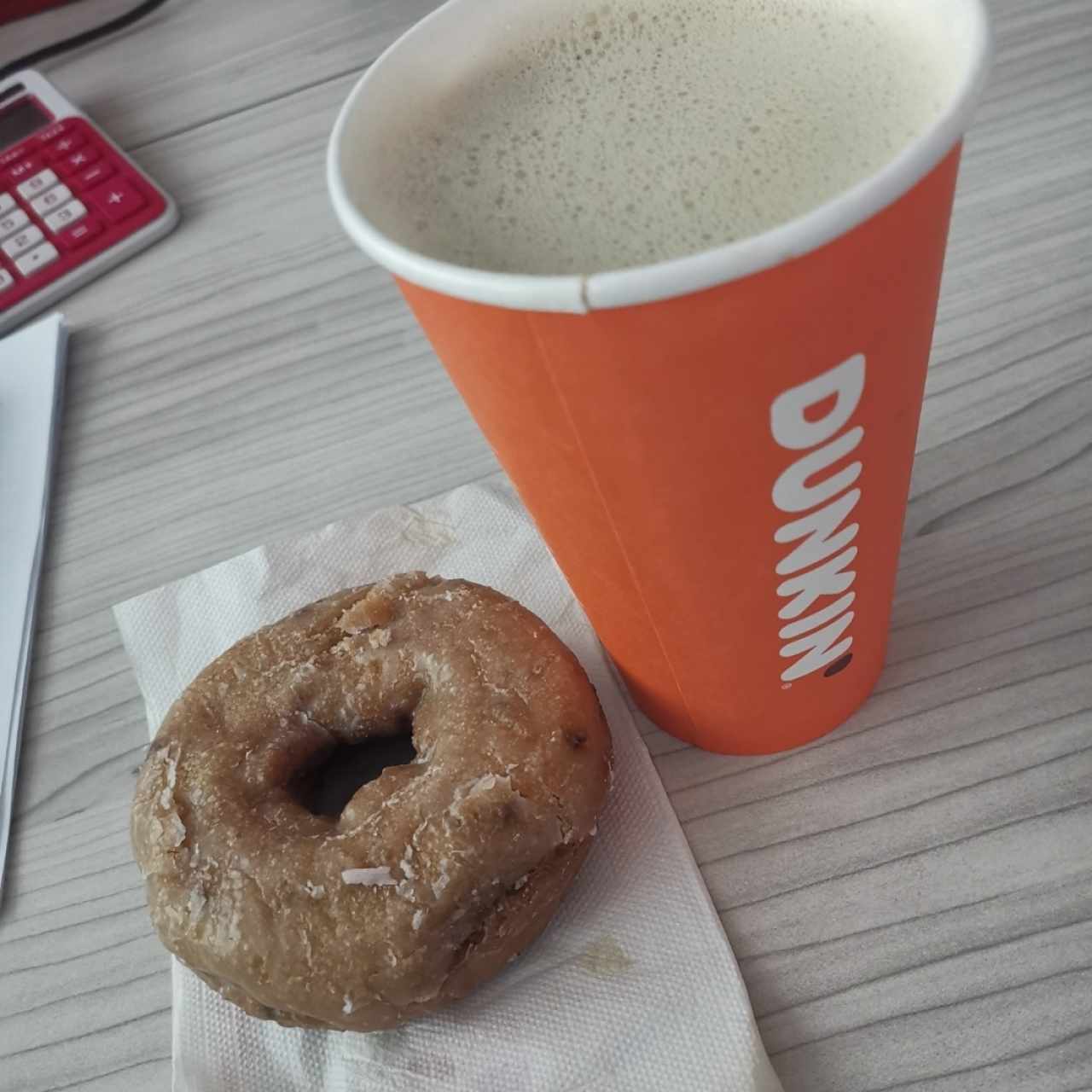 dona de blueberry y capuchino 