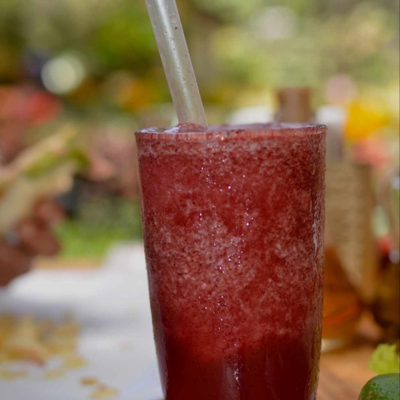 smoothie de arandano y maracuya