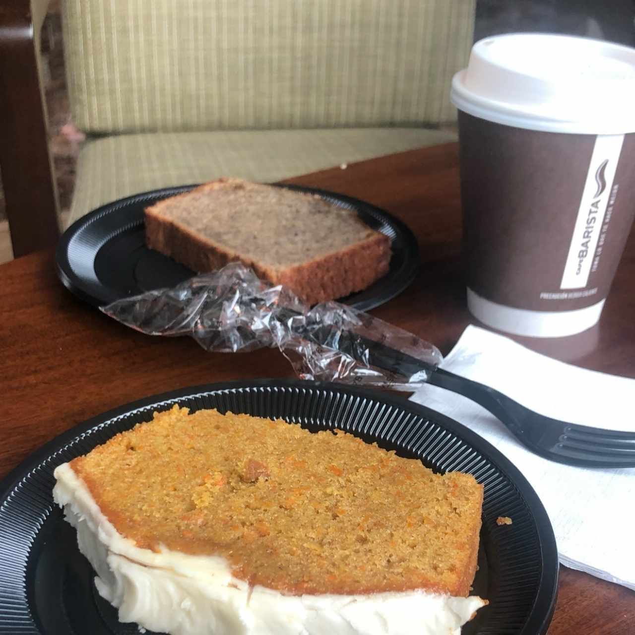 Pound Cake de Zanahoria + Bebida