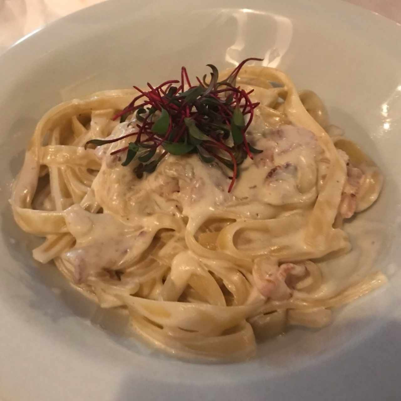 pasta a la carbonara