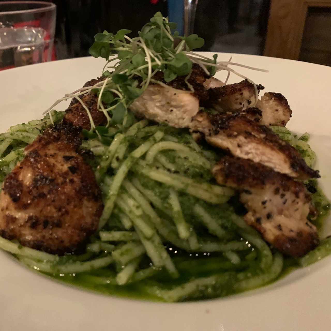 pasta al pesto sin glutten