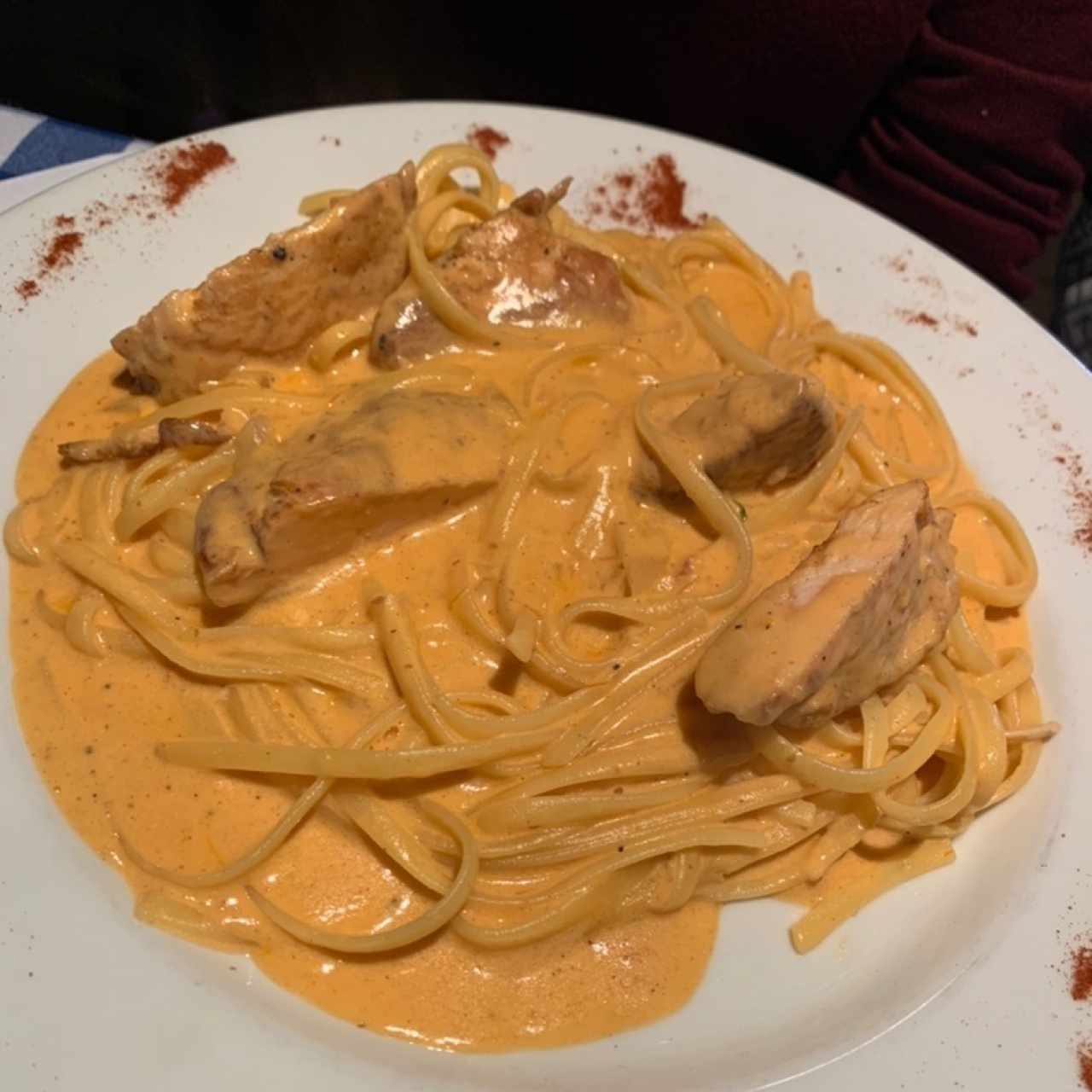 LINGUINE ALFREDO CON CHIPOTLE
