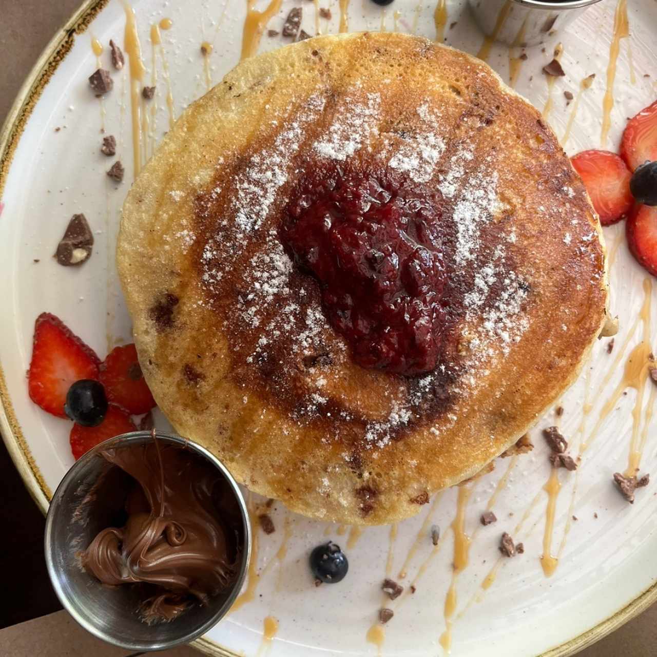 Desayunos - Panqueques Con Toblerone