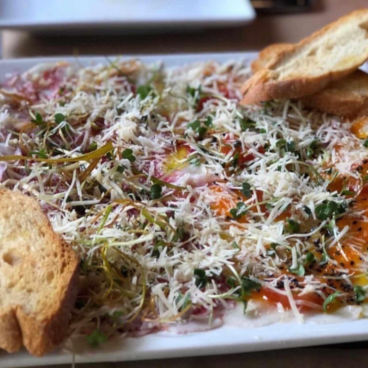 Carpaccio de Pulpo y Camarón