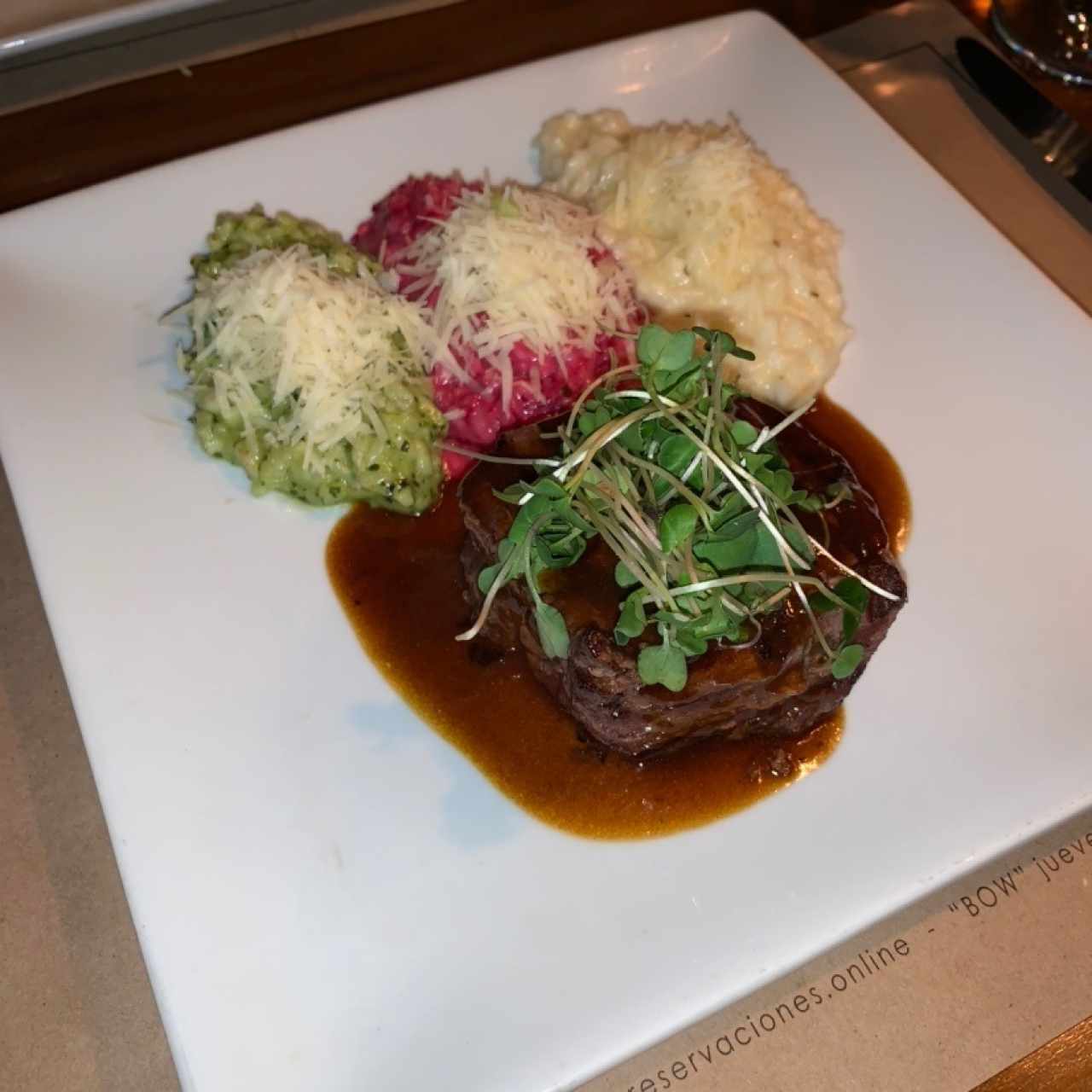 Lomito Demi-Glace Con Aceite De Trufa