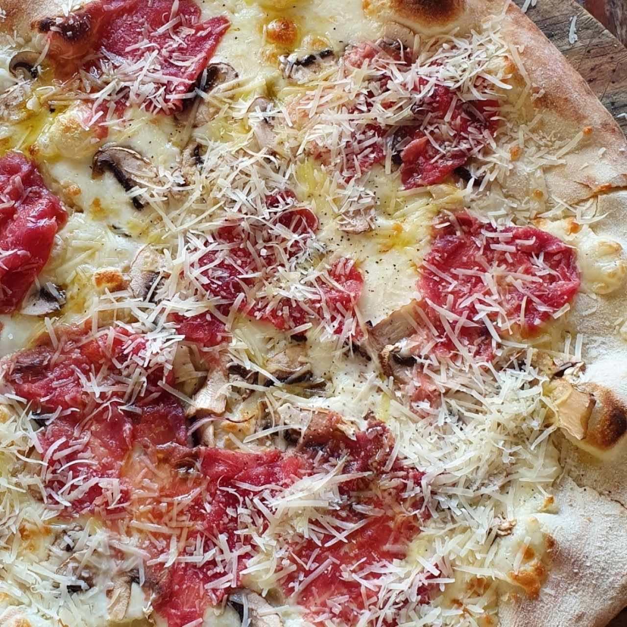 Pizza de carpaccio