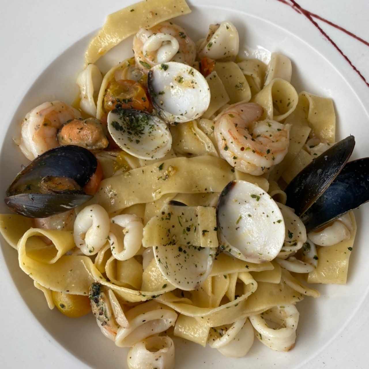 Fettuccine frutti di mari