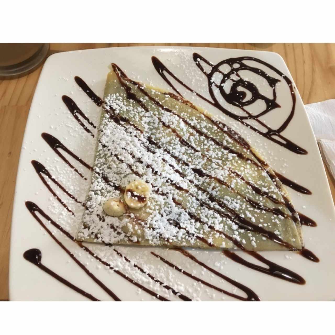 Crepe de Banano y Nutella