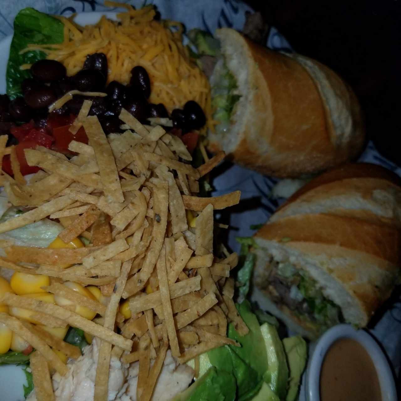 2/3 Ensalada San Fe y Pan Arranchera