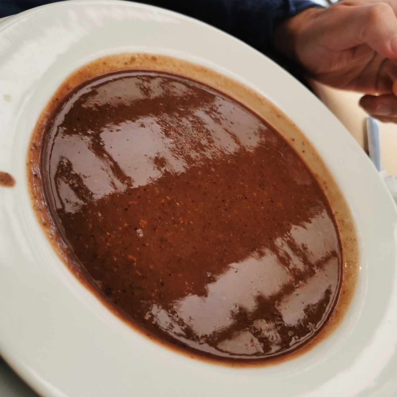 Sopa de frijol grande