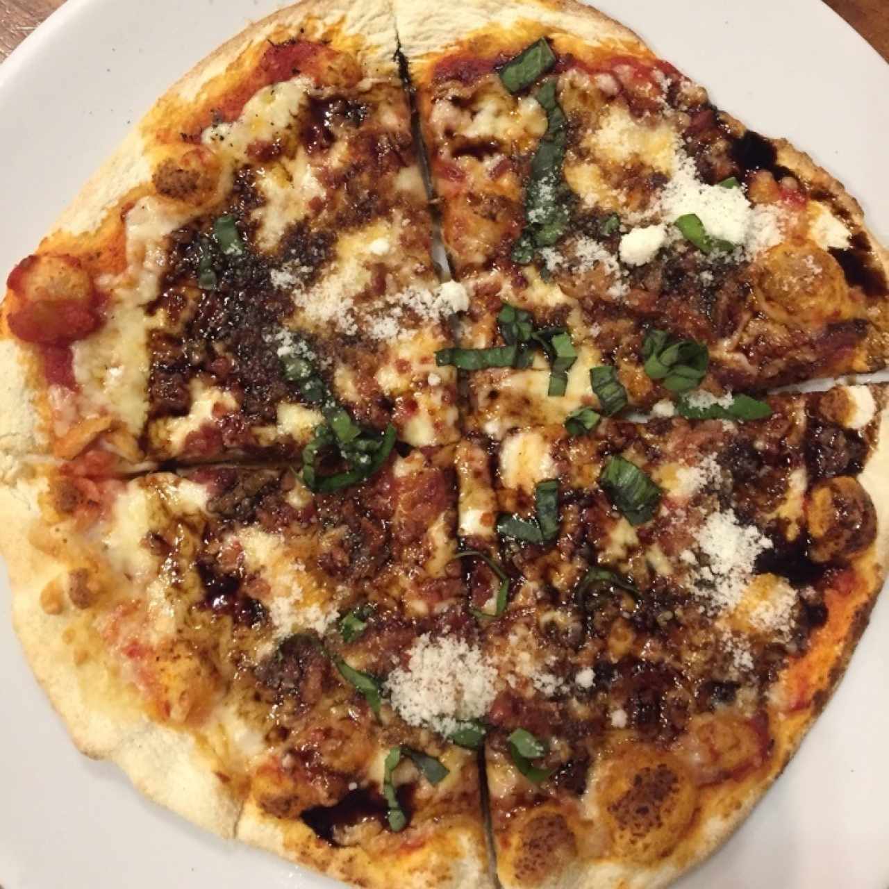 Pizzas Rusticas - Balsámica con Tocino