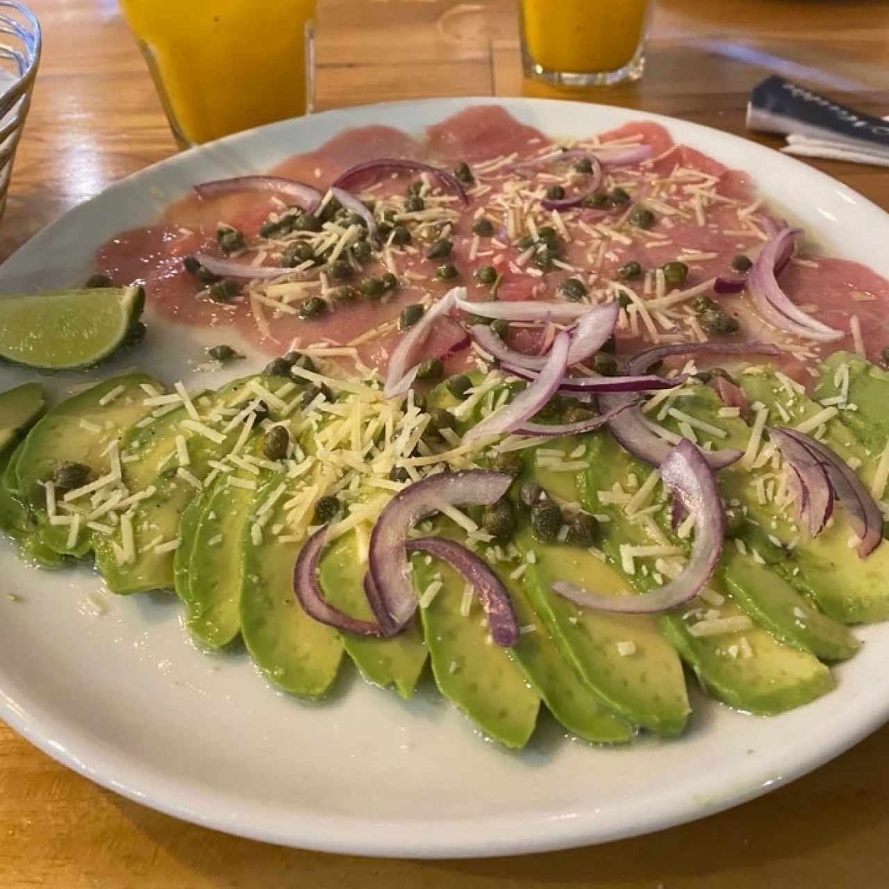 Carpaccios - Carpaccio de Aguacate
