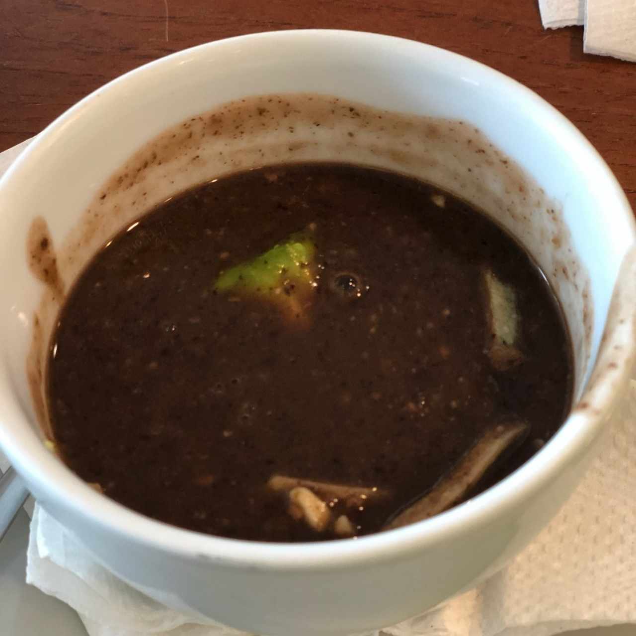 Sopa de Frijol al Albañil