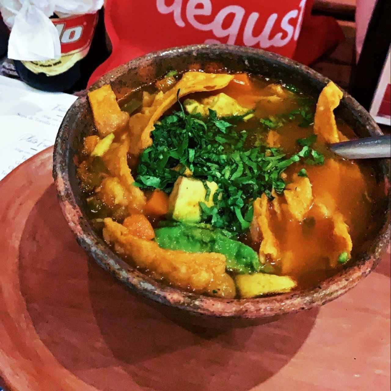 Individuales - Caldo Tlalpeño
