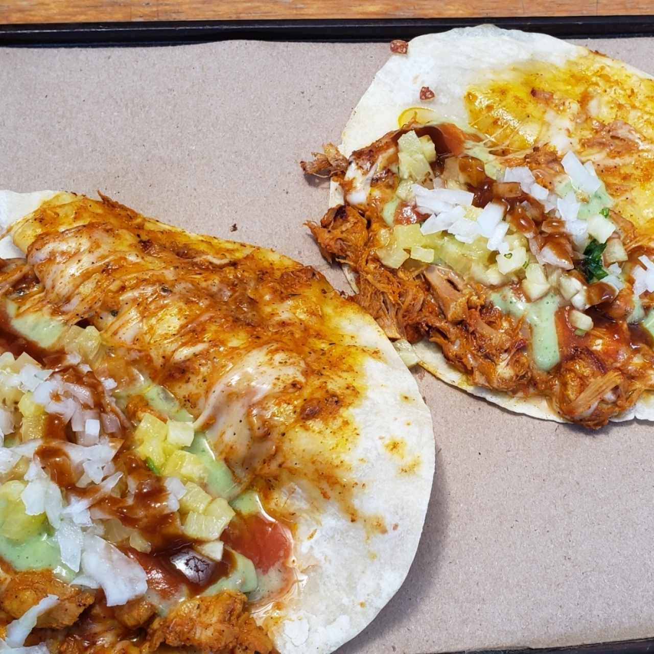 Gringas de Cochinita Pibil y Al Pastor