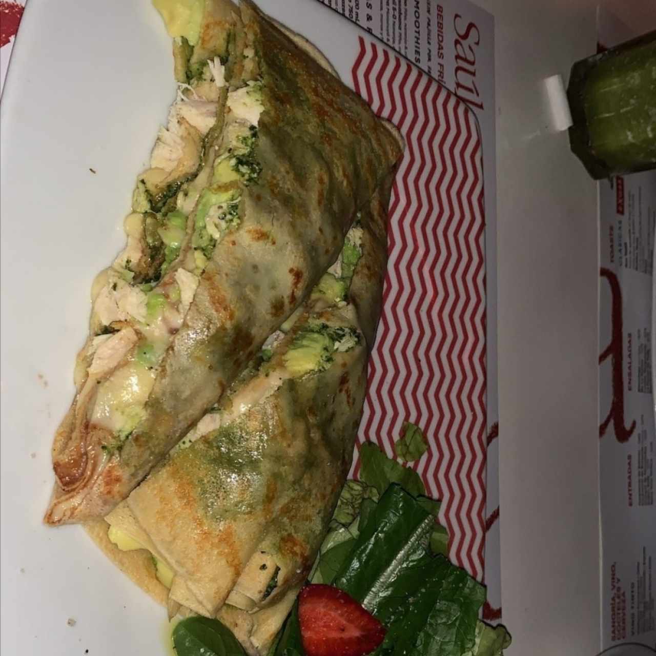 Crepa salada de pollo 