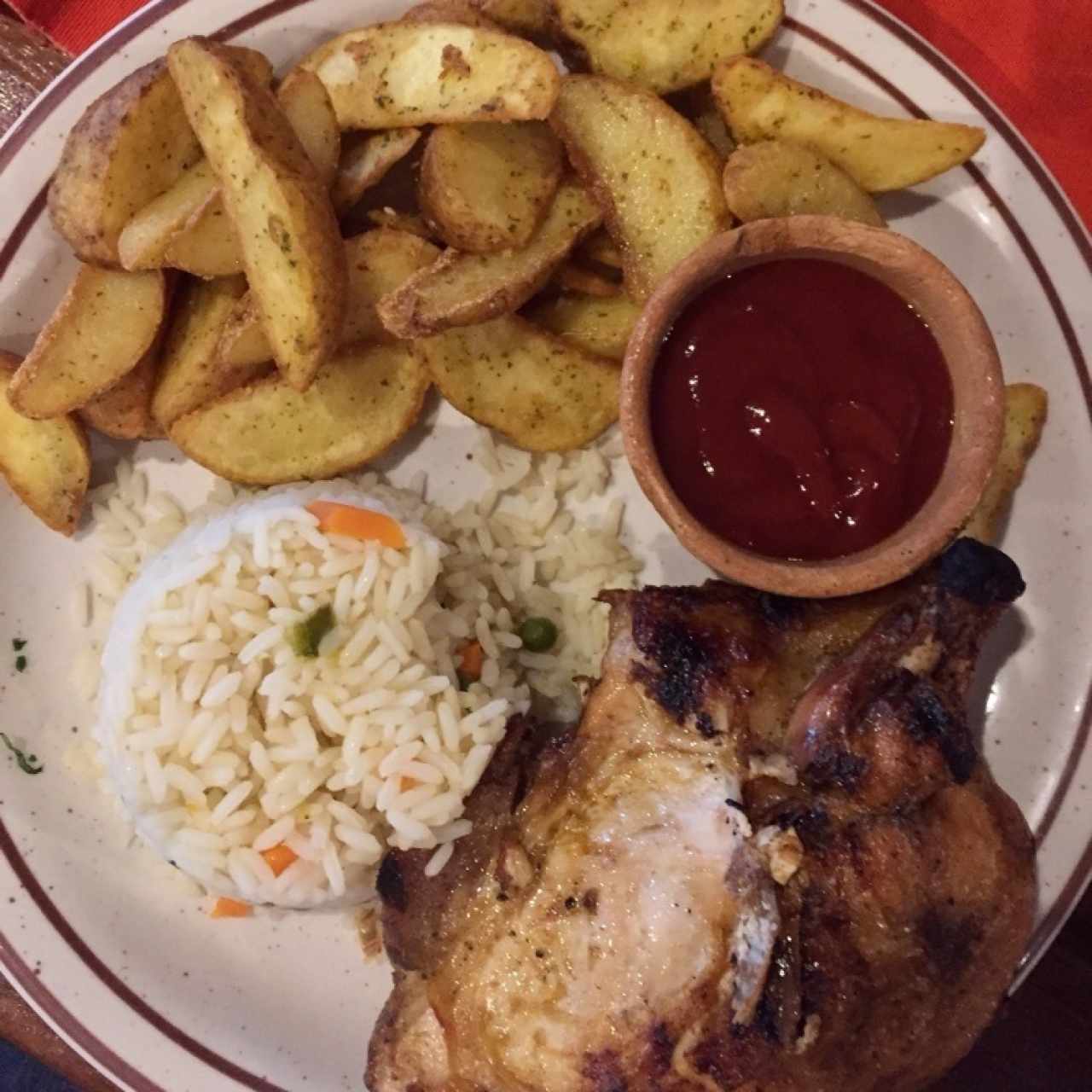Pollo a las brasas