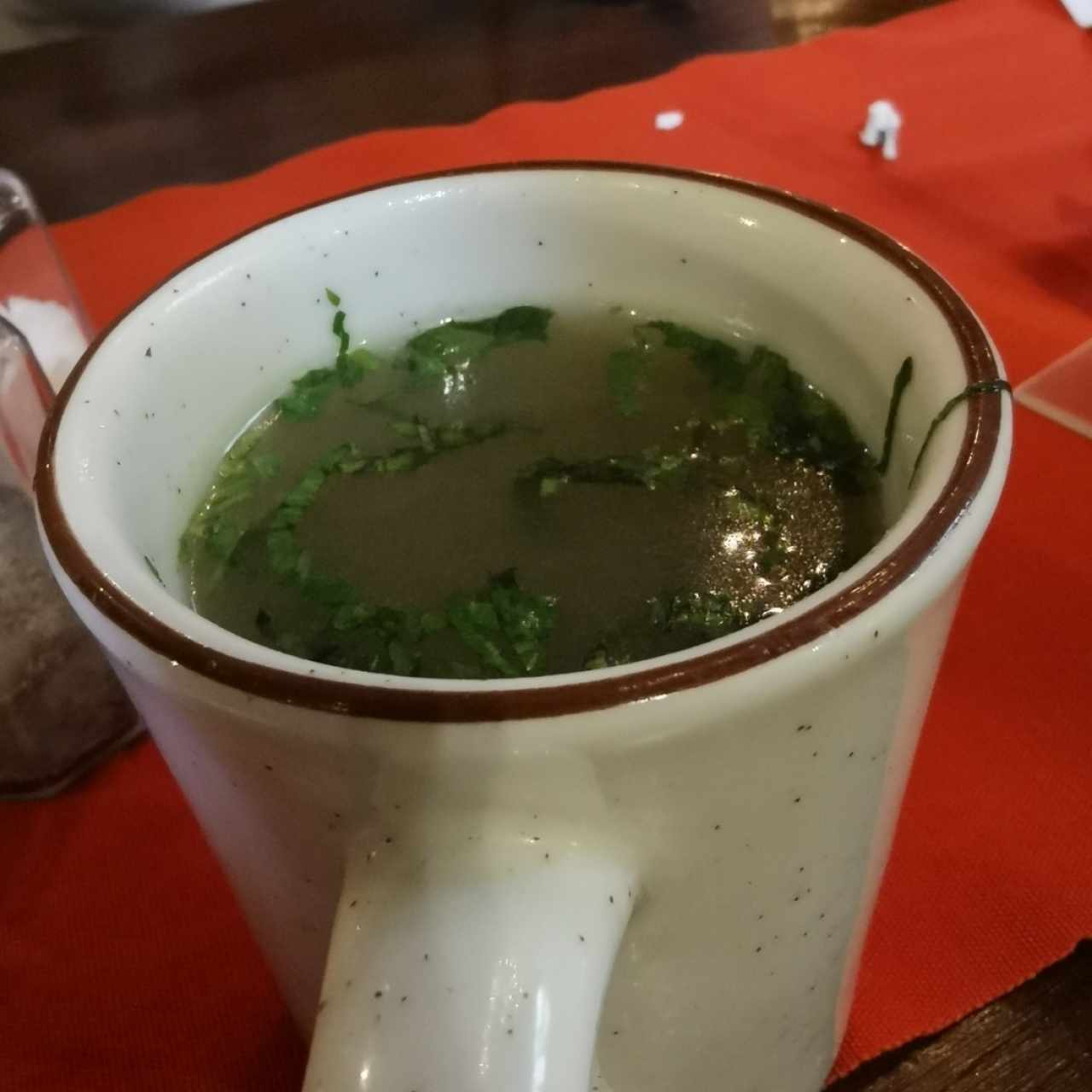 Sopa de cortesía 