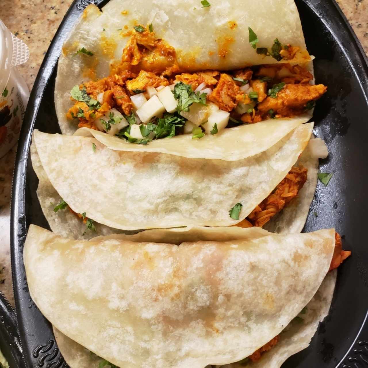 Tacos de Pollo al Pastor