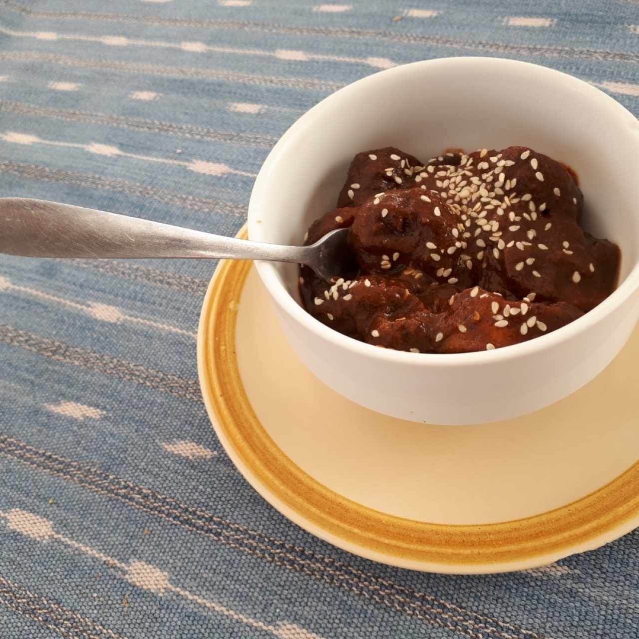 Delicioso mole de plátano