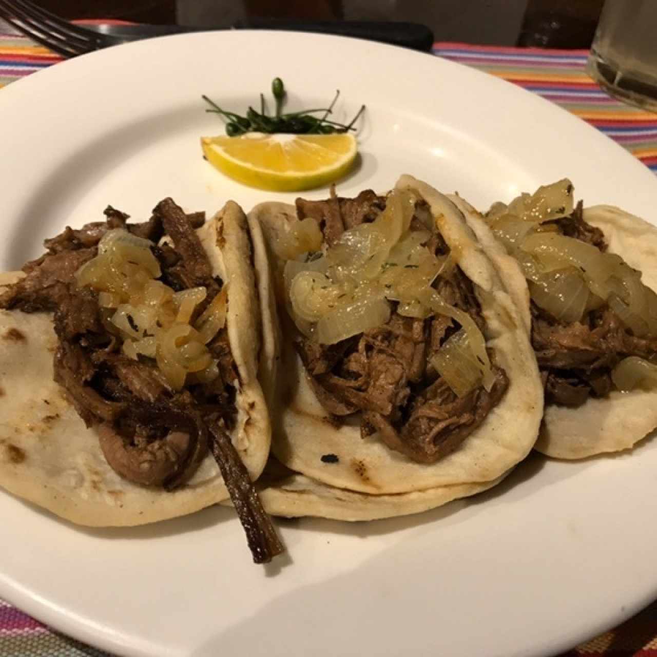 tacos de res mechada